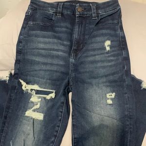 American eagle curvy high rise jeans